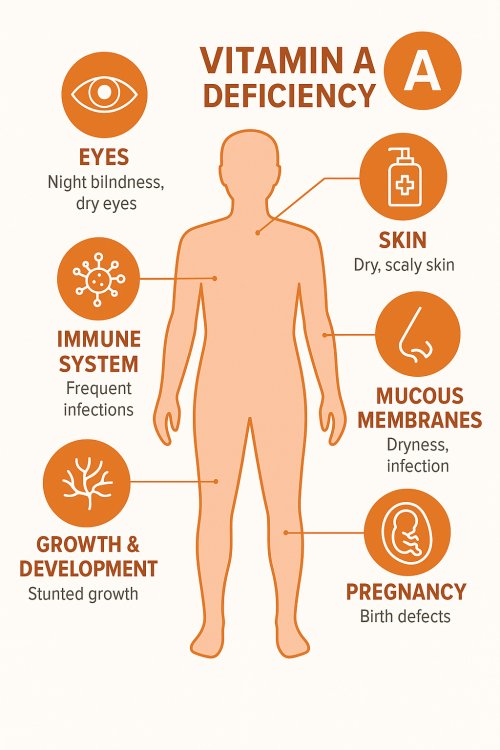 Vitamin A deficiency chart in human body HolyHumanHome.com